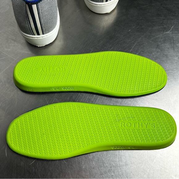 Rothy’s Gray The Original Slip On Sneaker Shoe Size 7.5 - Picture 8 of 11